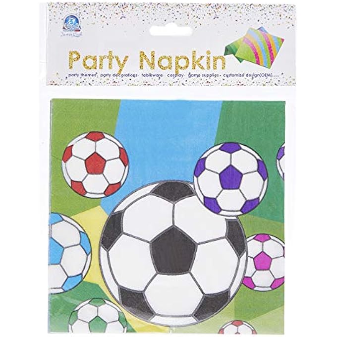 24 PIECES TISSUE PAPER FOOTBALL